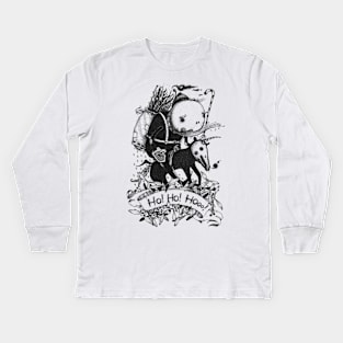 Ho! Ho! Hooo! Kids Long Sleeve T-Shirt